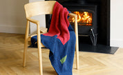 ‘Blocks’ Moss Stitch Blanket